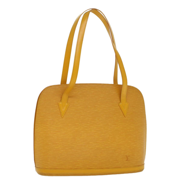 Louis Vuitton Handbags - LOUIS VUITTON Epi Lussac Shoulder Bag Yellow M52289 LV Auth bs7593